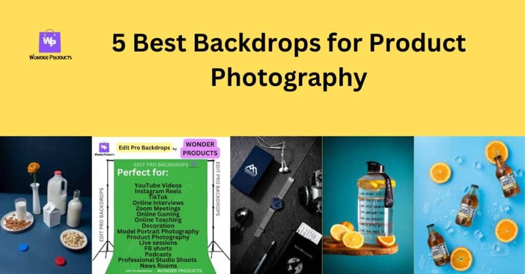 best backdrops for product photography